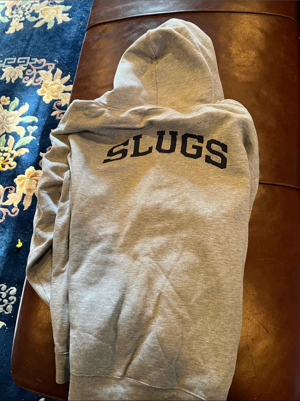 Jansport Gray Zip-Up Hoodie with UCSC Lettering